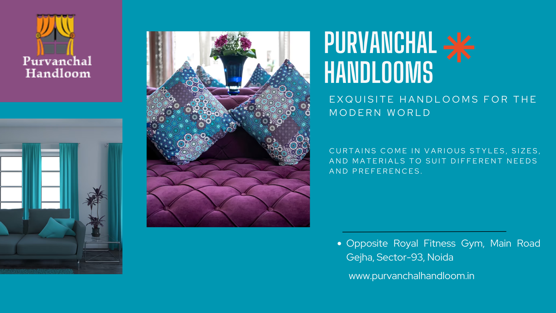 Discover The Best Curtain Shop In Noida At Purvanchal Handloom